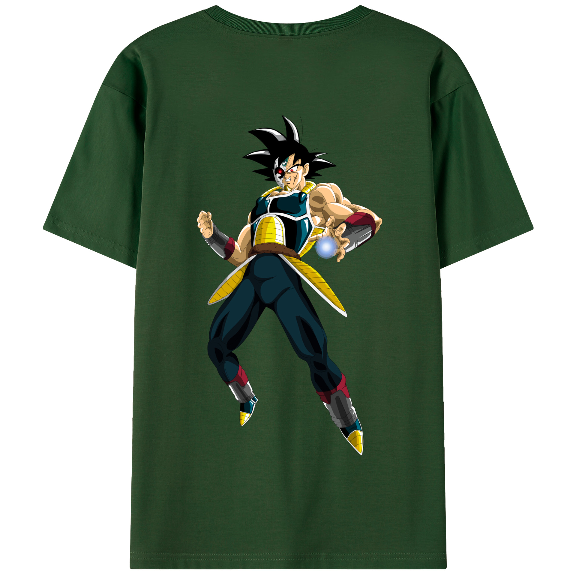 （画像用） ドラゴンボール バーダック DRAGON BALL Burdock 綿100％半袖Tシャツ（背面プリント）